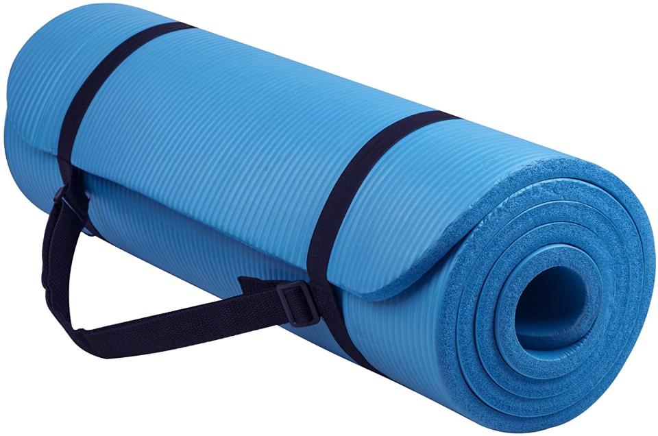 BalanceFrom GoYoga All-Purpose Yoga Mat with Carrying Strap (Photo: Amazon)