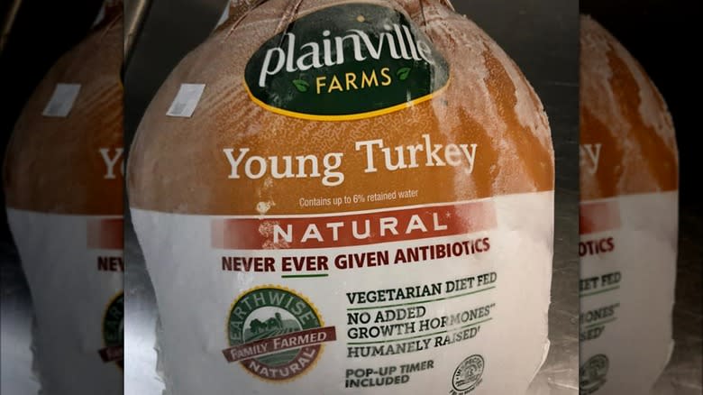 Natural vegetarian fed turkey