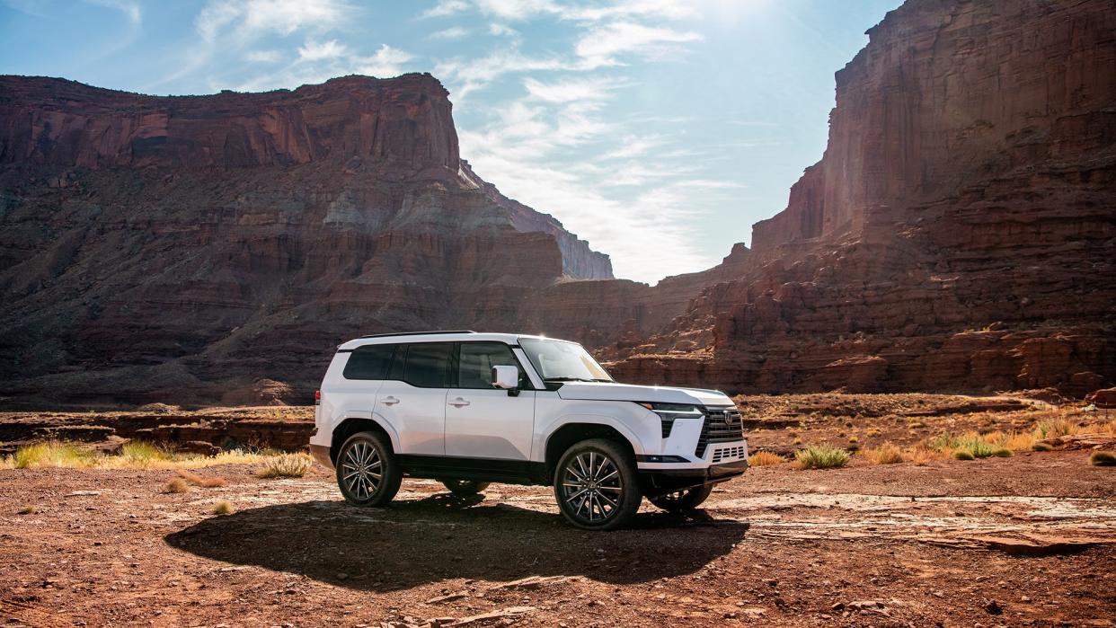 Lexus completely redesigned the GX SUV for 2024, giving it a new engine, overland-themed trims, and electronic suspension.