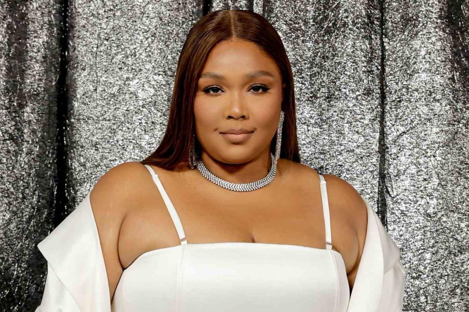 <p>Kevin Winter/WireImage</p> Lizzo in Beverly Hills in November 2023