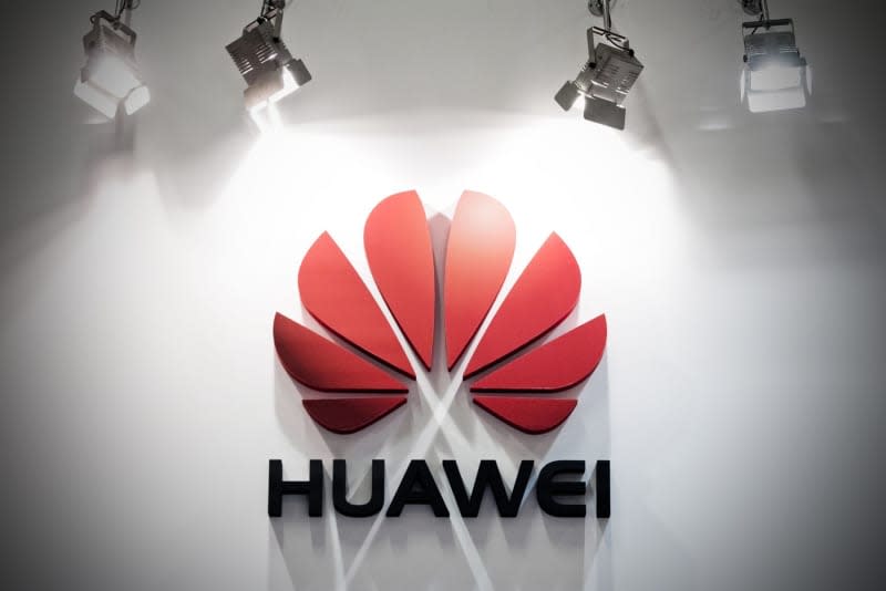 The logo of the Chinese company Huawei is seen at the International Consumer Electronics Fair IFA. Robert Schlesinger/ZB/dpa