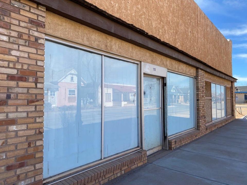 Abandoned buildings and shuttered storefronts are sprinkled throughout Winslow, a sign of the town's economic downturn over the last few decades.