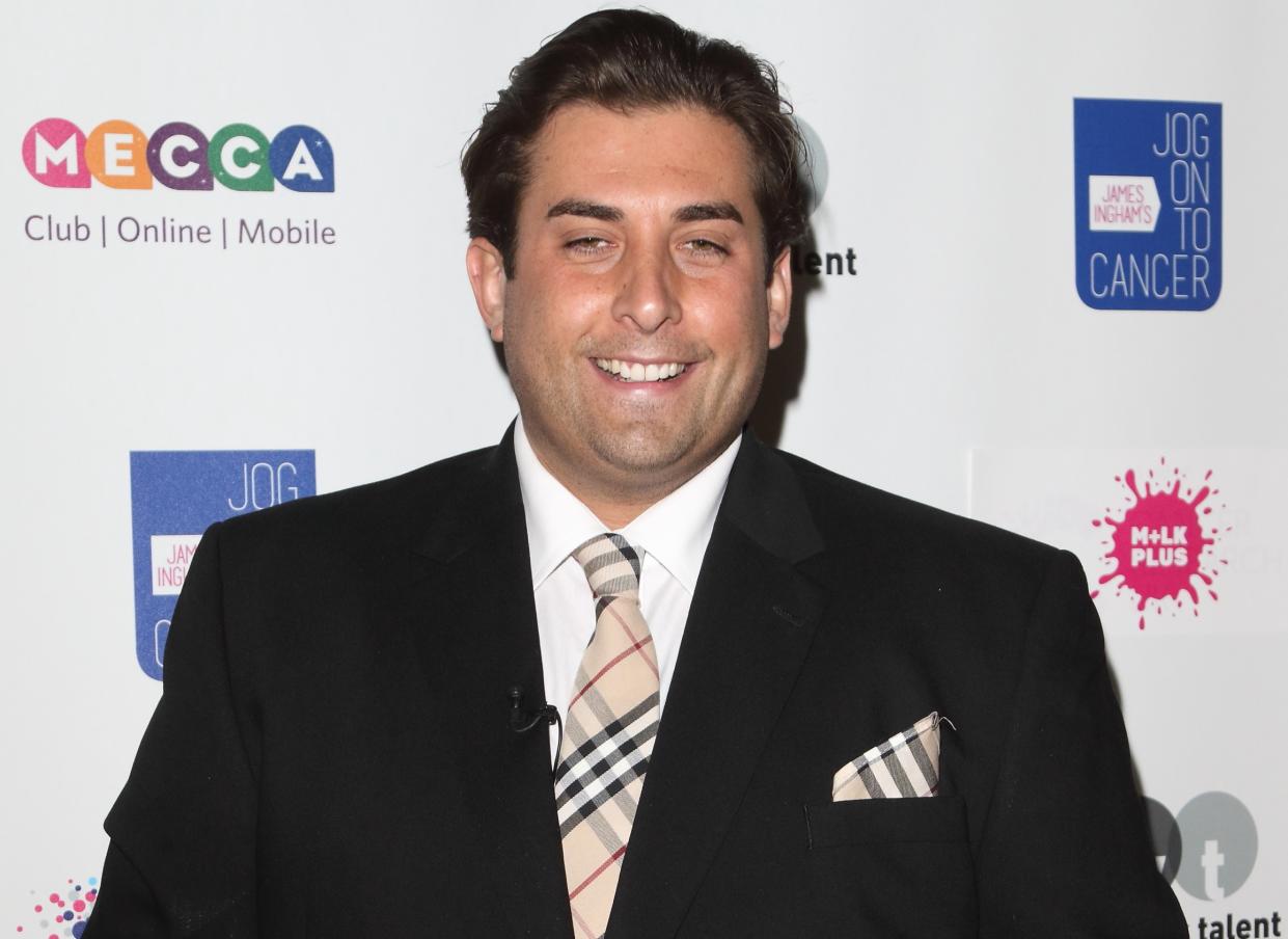 James Argent said he reached 23 and a half stone at the start of the year. (Getty Images)