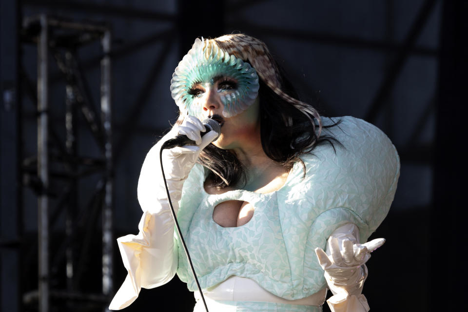 Singer Bjork spoke about her experience raising children and becoming a grandmother. (Photo: Santiago Felipe/Getty Images for ABA)