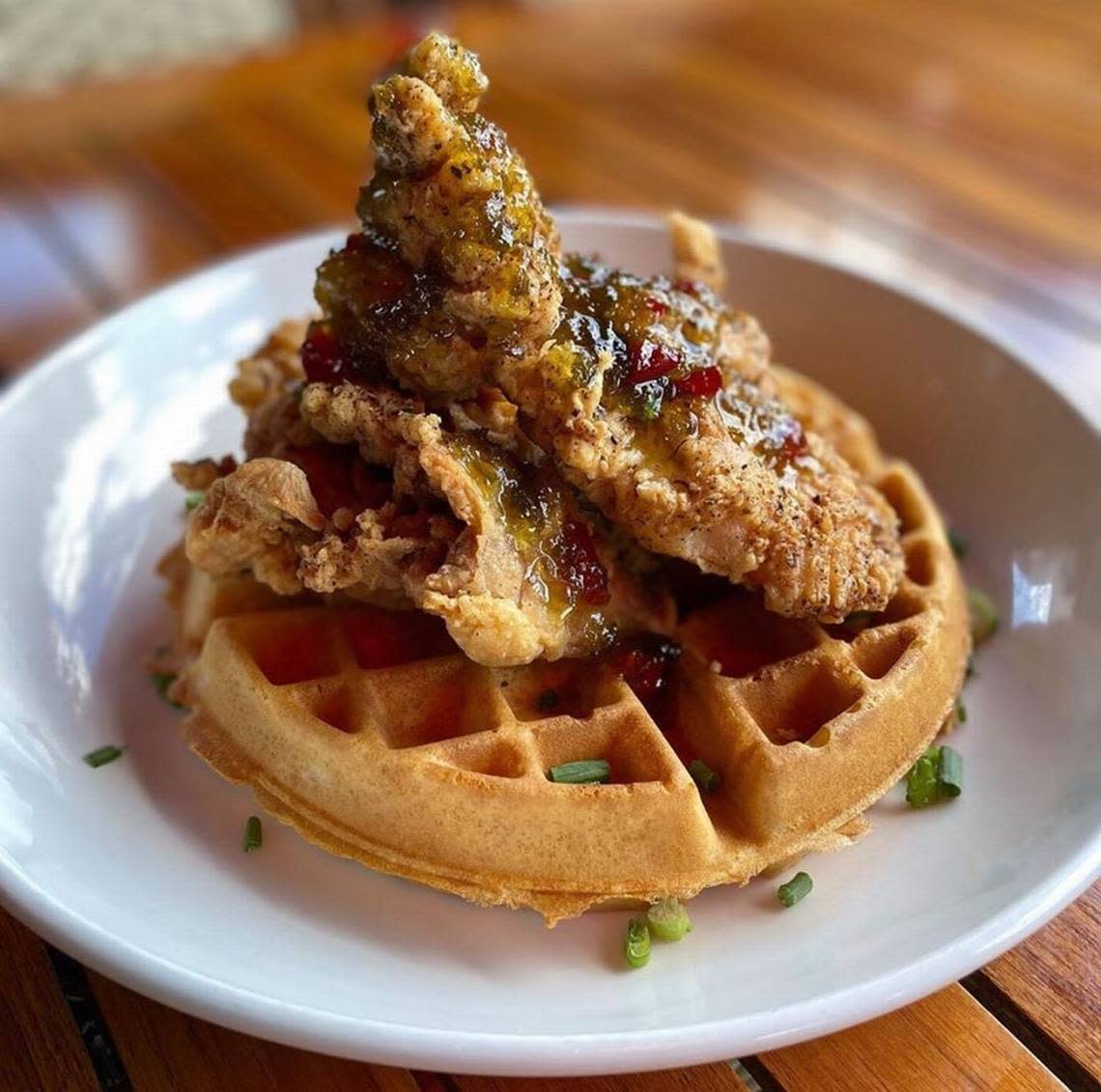 Chicken and waffles was a signature dish on Saul Good’s menu since it opened in 2008.