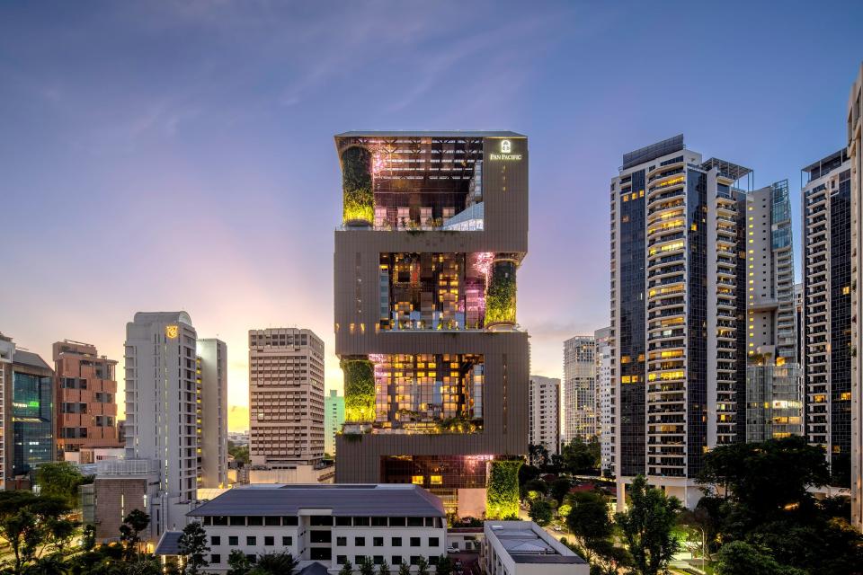 A hotel in Singapore.