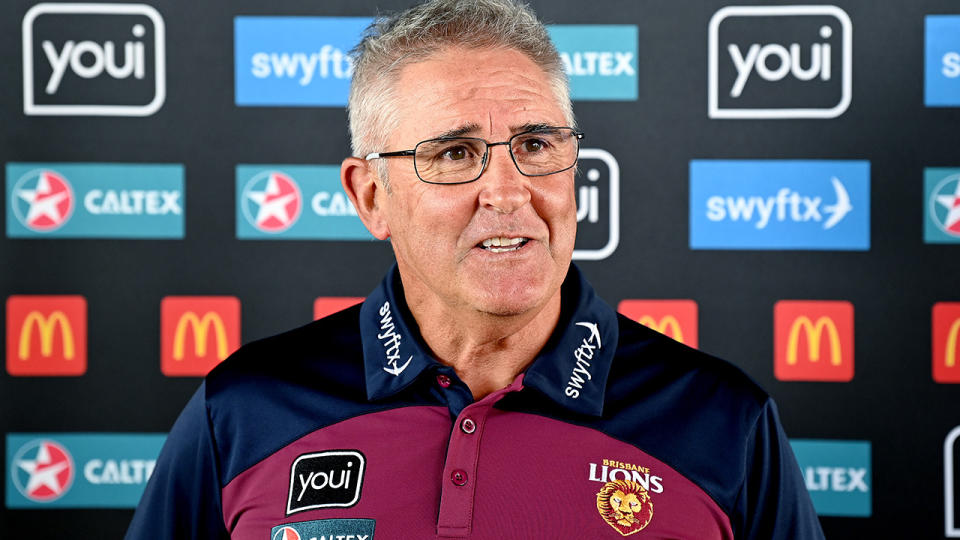 Brisbane Lions coach Chris Fagan.