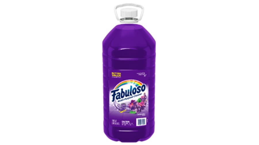 Recalled Fabuloso Multi-Purpose Cleaner, Lavender Scent, 210 fl oz (Photo//CPSC)