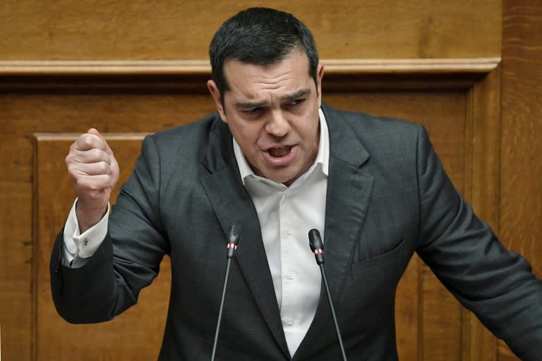 Greek Prime Minister Alexis Tsipras called the confidence vote after his coalition fell apart in a row over a planned name change deal with Macedonia