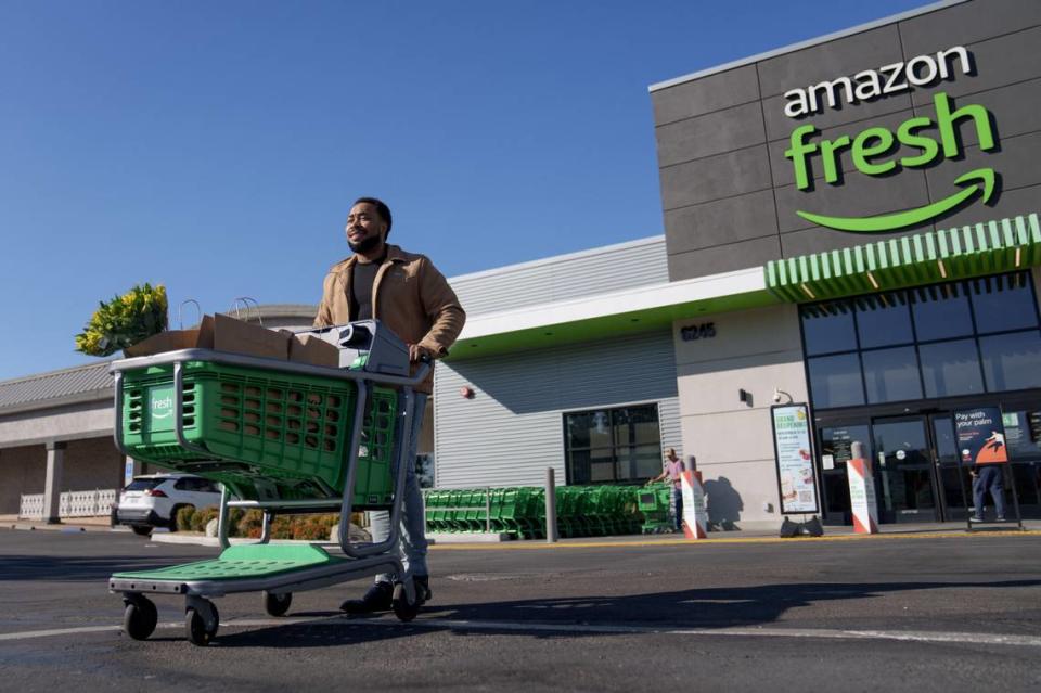 Provided exterior of an Amazon Fresh Store Amazon Press Center