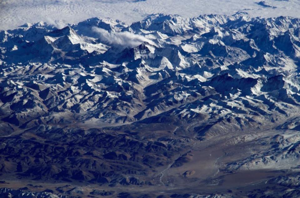 Le mont Everest au Népal.  - NASA / AFP