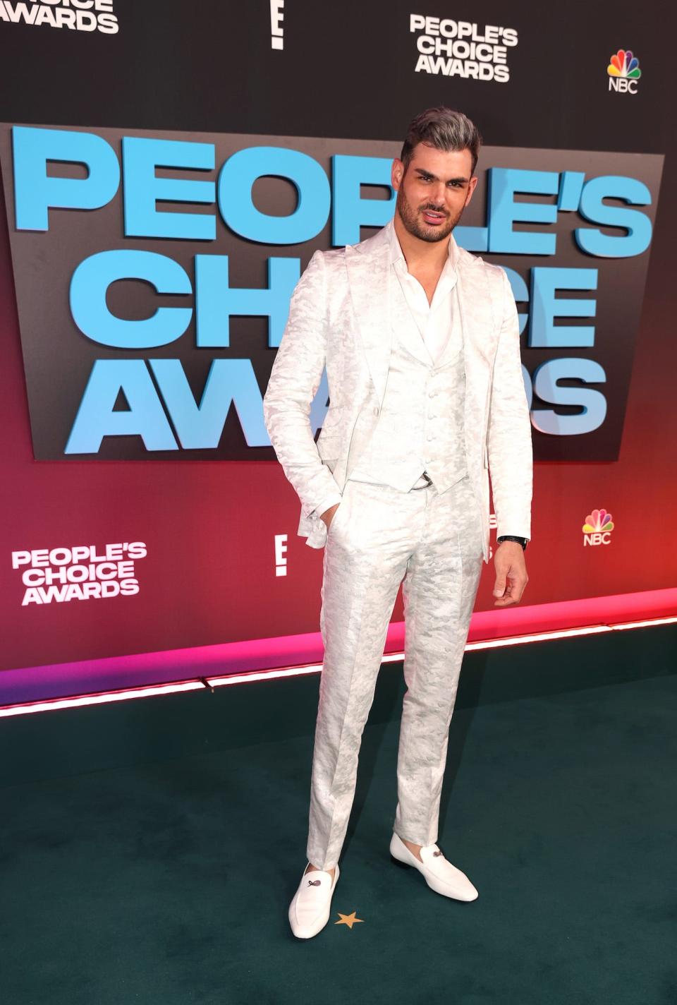 Romain Bonnet at the People's Choice Awards in California on December 7, 2021.