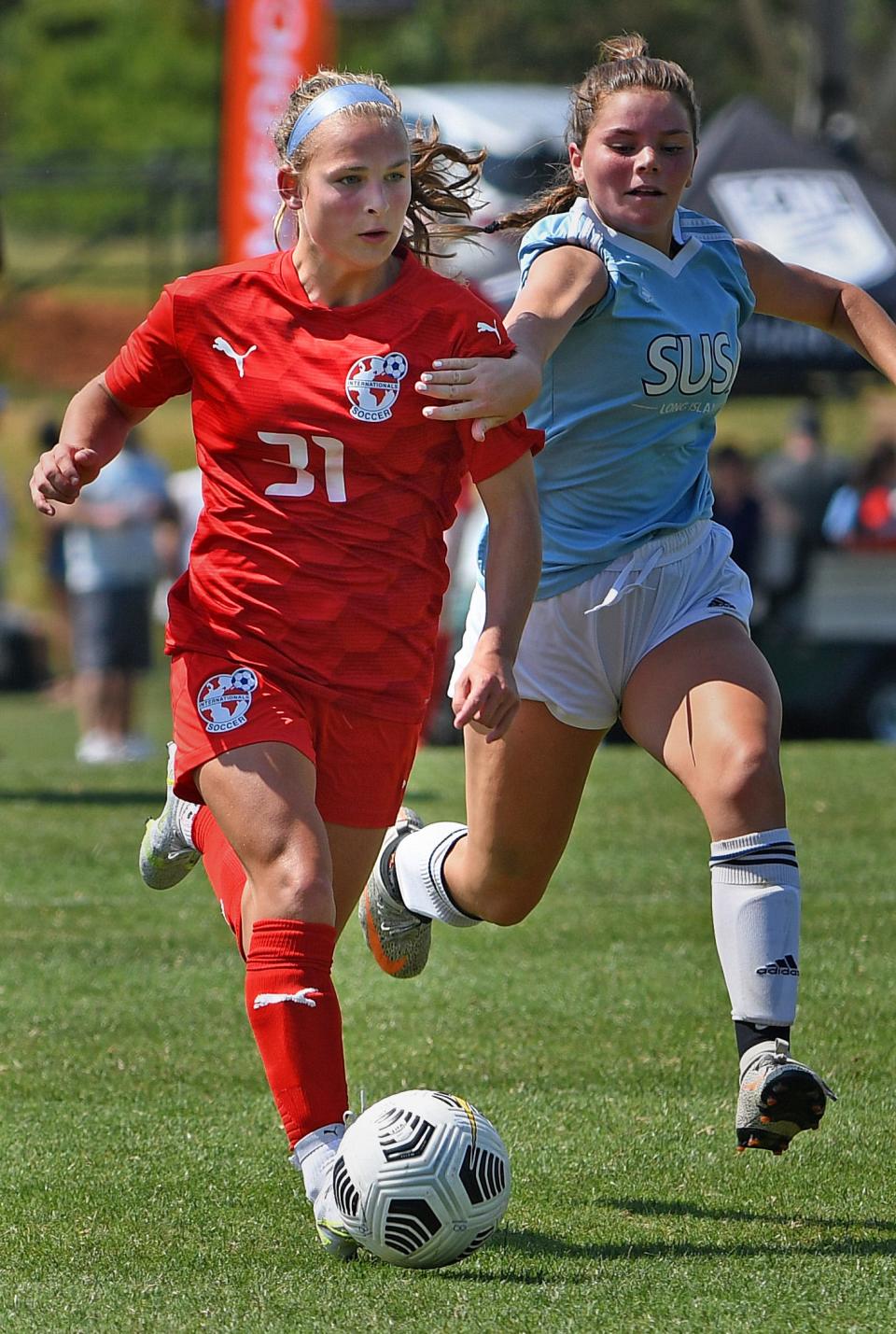 Katie Scott was named an Ohio Valley All-Conference first-team selection and was named the Ohio Valley Conference U-15 player of the year for the Elite Clubs National League youth soccer program in 2021.