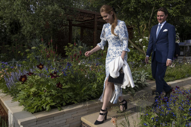 Princess Beatrice joined the Queen at the Chelsea Flower Show