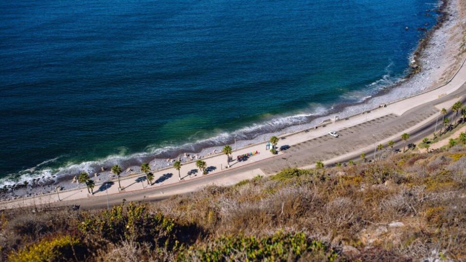 A beach in Ensenada in Baja California