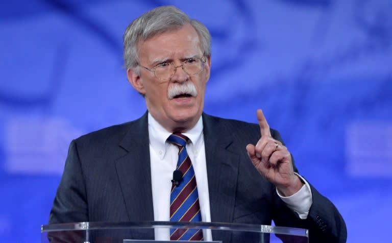 Former US ambassador to the United Nations John Bolton addresses a conservative conference in Maryland on February 24, 2017