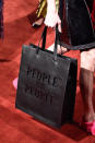 <p>A black tote bag from the Christian Siriano FW18 show. (Photo: Getty Images) </p>