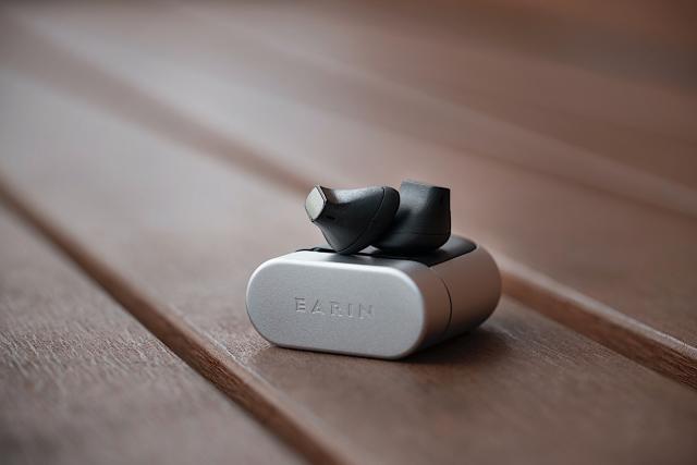 Earin's A-3 true wireless earbuds have an open design with no ear tips