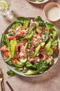<p>Whenever we're craving a salad, it usually mean we want something super fresh and crisp with lots of flavor. This gorgeous salad is hearty enough to be dinner. While the <a href="https://www.delish.com/cooking/g2039/salmon-recipes/" rel="nofollow noopener" target="_blank" data-ylk="slk:salmon" class="link ">salmon</a> is cooking, you can get all of your veggie chopping done too, and it'll all come together in less than 30 minutes.<br><br>Get the <strong><a href="https://www.delish.com/cooking/recipe-ideas/a35843146/greek-salmon-salad-recipe/" rel="nofollow noopener" target="_blank" data-ylk="slk:Greek Salmon Salad recipe" class="link ">Greek Salmon Salad recipe</a></strong>.</p>