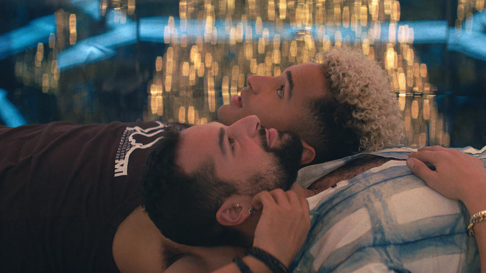 Devin Way as Brodie and Johnny Sibilly as Noah in "Queer as Folk."<span class="copyright">Peacock</span>