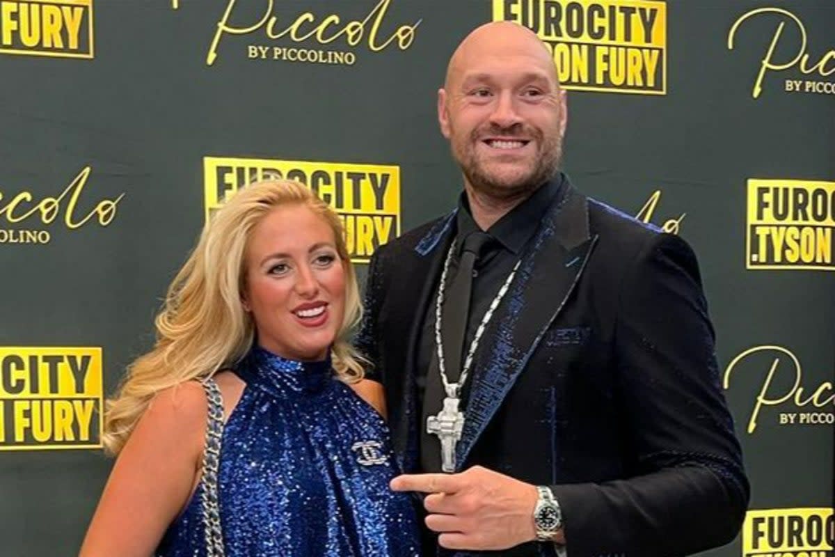 Paris and Tyson Fury have welcomed their seventh child together  (Instagram @parisfury1)