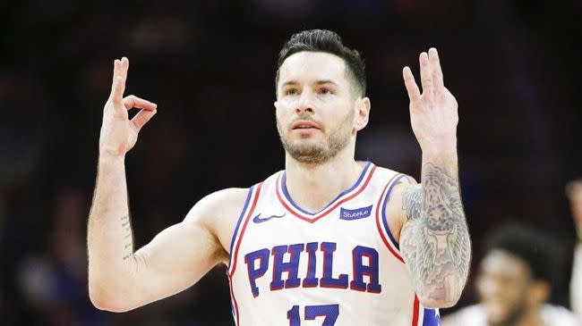 39歲前NBA射手瑞迪克（J.J. Redick）將成為洛杉磯湖人新主帥。（資料圖／翻攝自X）