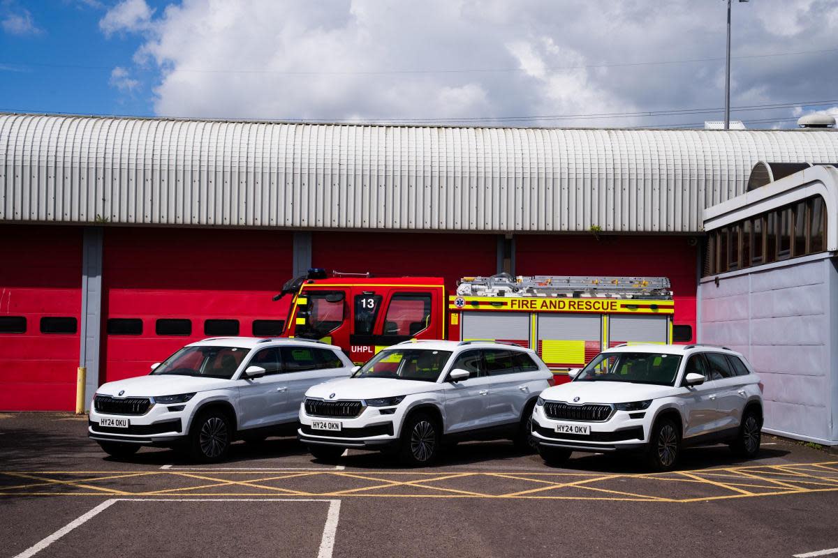 The new Škoda Kodiaq for the Hampshire and Isle of Wight Fire and Rescue Service <i>(Image: Supplied)</i>