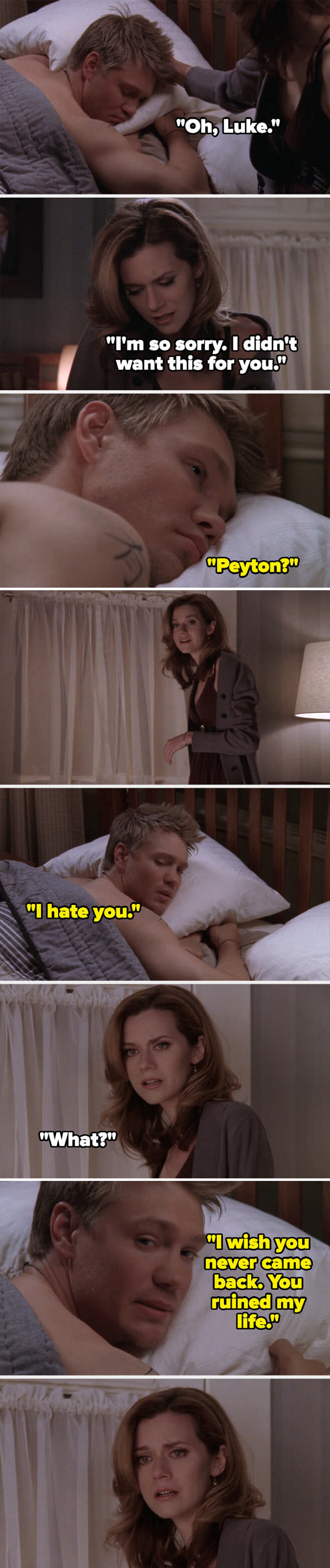 Screenshots from "One Tree Hill"