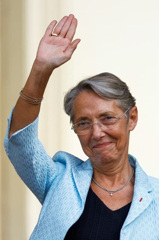 Elisabeth Borne à Matignon, Paris, le 16 mai 2022 - CHRISTIAN HARTMANN © 2019 AFP