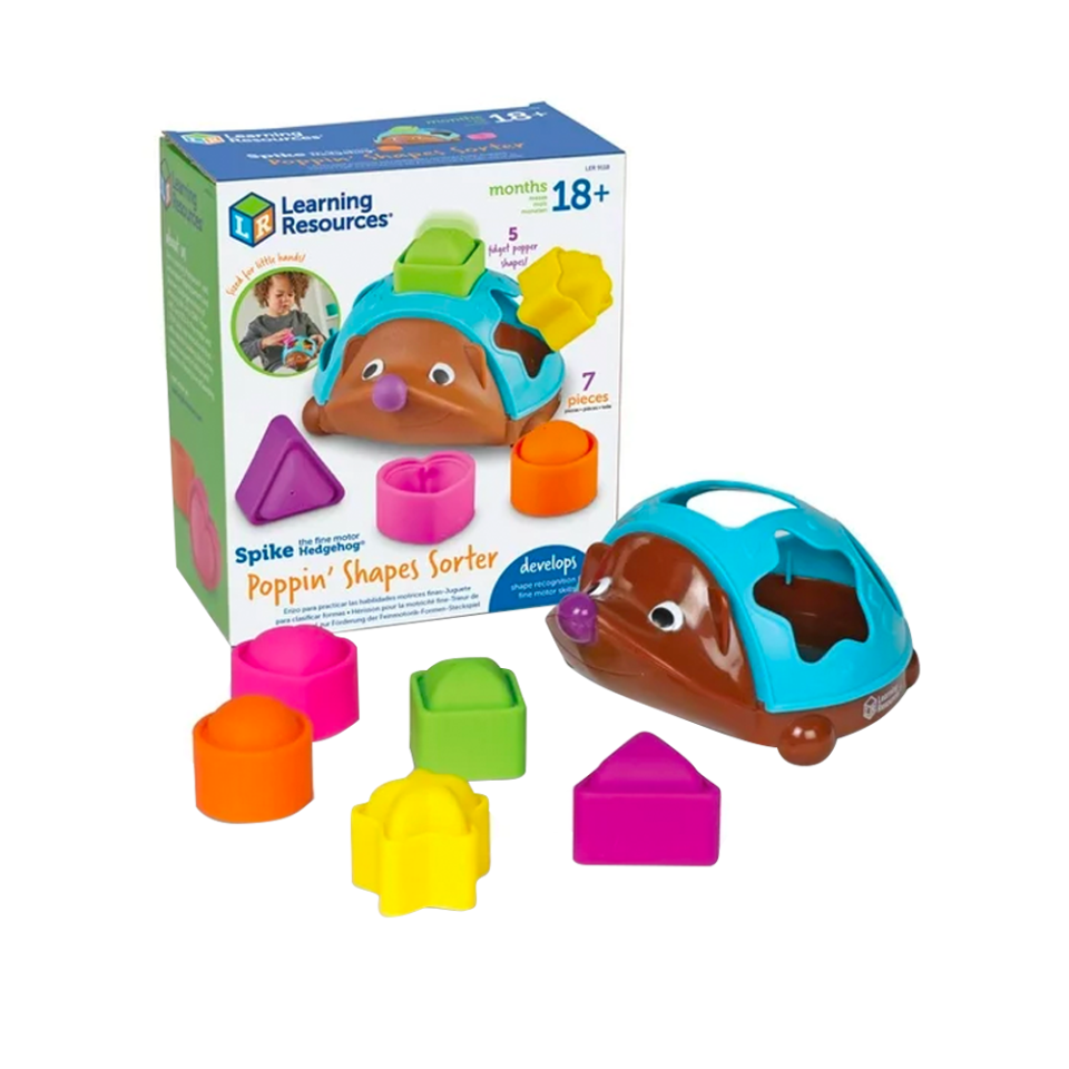 <p><a href="https://go.redirectingat.com?id=74968X1596630&url=https%3A%2F%2Fwww.walmart.com%2Fip%2FLearning-Resources-Spike-the-Fine-Motor-Hedgehog-Poppin-Shapes-Sorter-7-pieces-Toddler-Learning-Toys-for-Boys-and-Girls-Ages-18-Months%2F1003492479&sref=https%3A%2F%2F" rel="nofollow noopener" target="_blank" data-ylk="slk:Shop Now;elm:context_link;itc:0;sec:content-canvas" class="link ">Shop Now</a></p><p>Spike the Fine Motor Hedgehog Poppin’ Shapes Sorter</p><p>walmart.com</p><p>$10.39</p>