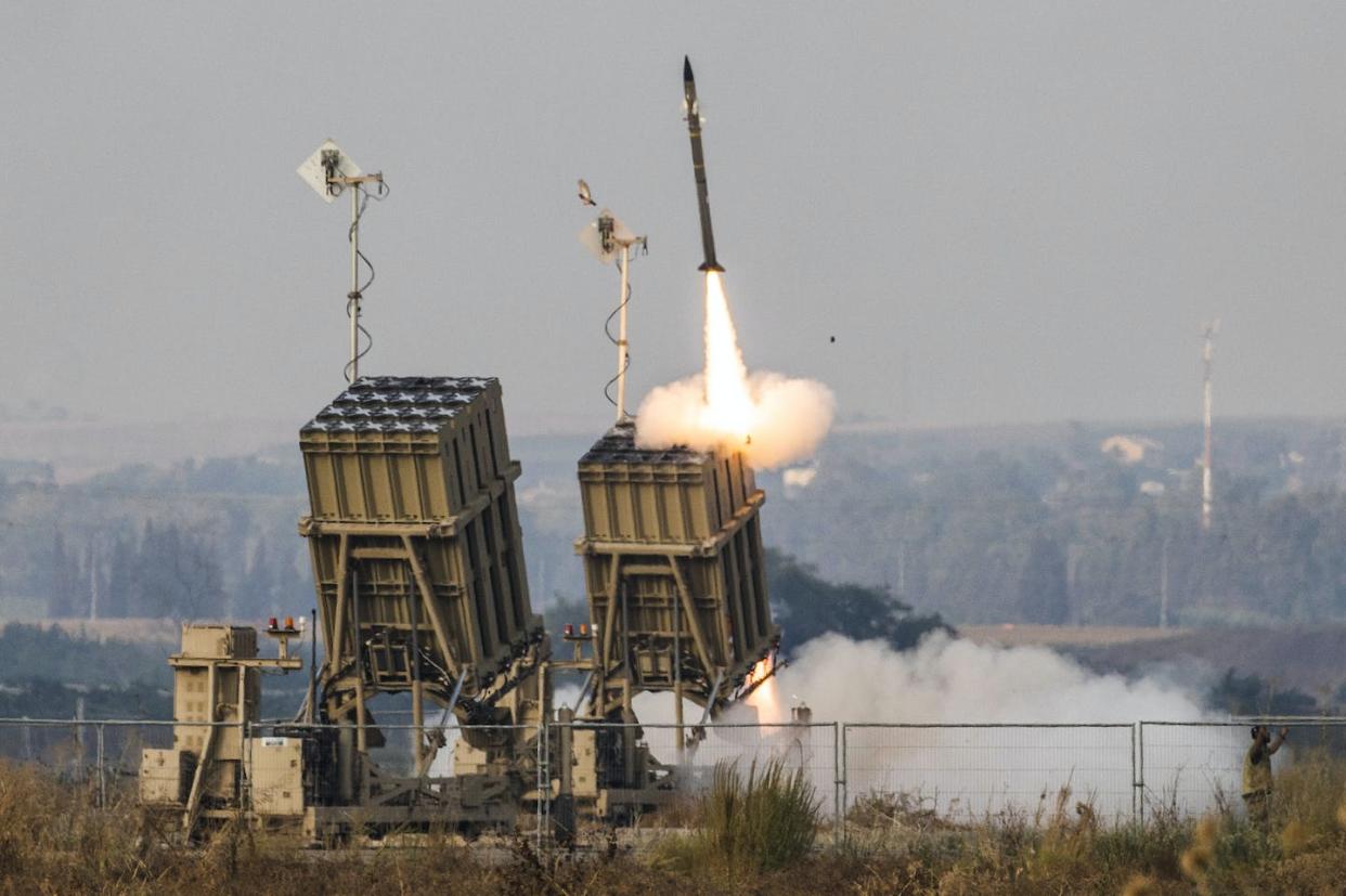 Israel's Iron Dome air defense system is the gold standard for defending against missiles and rockets. <a href="https://www.gettyimages.com/detail/news-photo/august-2022-israel-sderot-the-iron-dome-anti-missile-system-news-photo/1242342323" rel="nofollow noopener" target="_blank" data-ylk="slk:Ilia Yefimovich/picture alliance via Getty Images;elm:context_link;itc:0;sec:content-canvas" class="link ">Ilia Yefimovich/picture alliance via Getty Images</a>