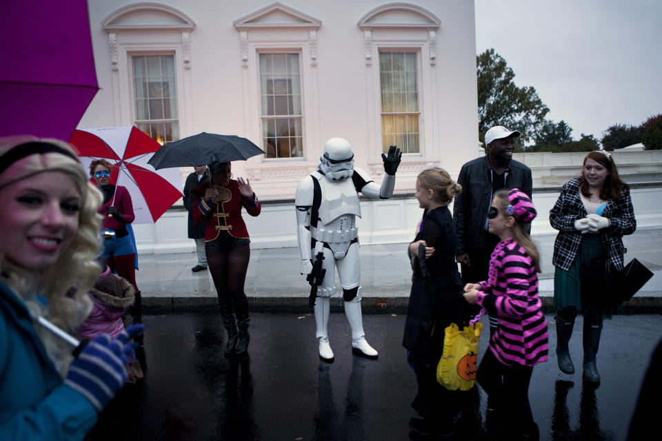 President Obama And The First Lady Host Halloween Party For Military Families