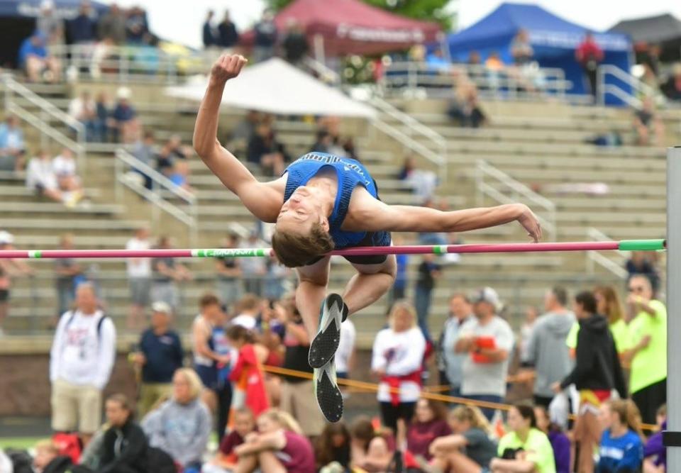 Inland Lakes sophomore Sam Schoonmaker earned all-area honors in the high jump event.