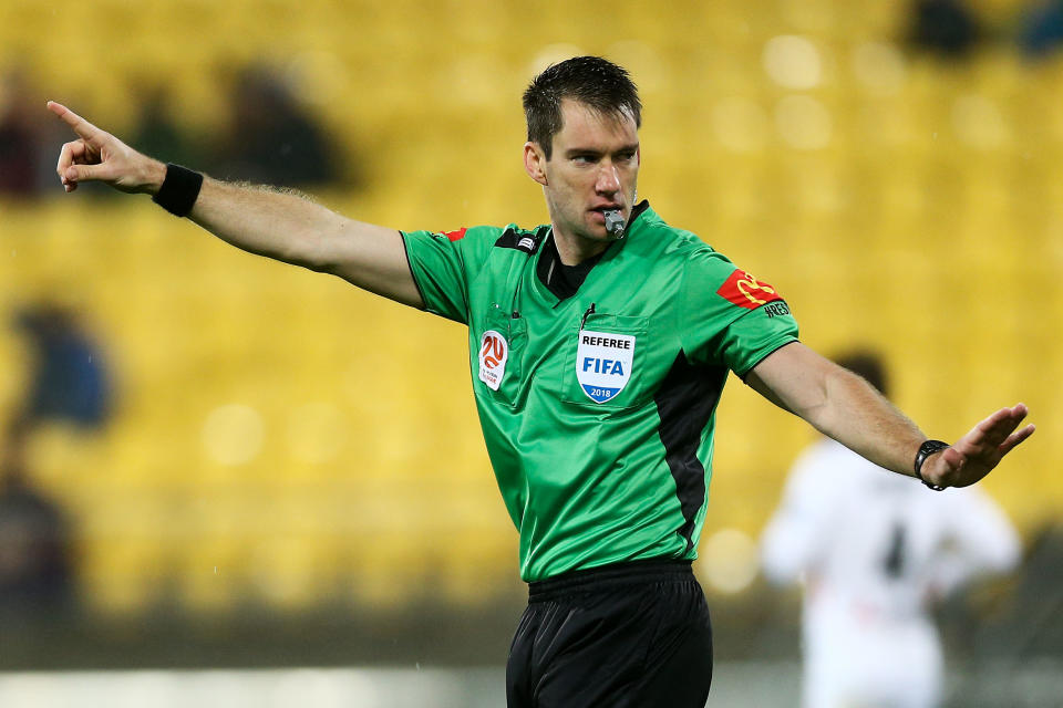 A-League referee Jarred Gillett