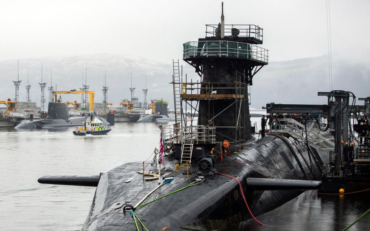 HM Naval Base Clyde, also known as Faslane, in Scotland - Danny Lawson/PA