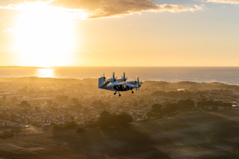 Joby Aviation aims to provide air taxi service as early as 2025.