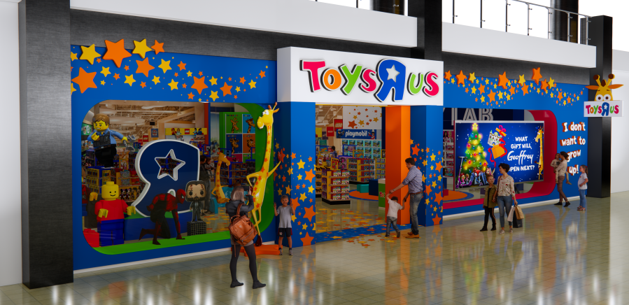 This rendering shows what a new Toys R Us flagship store could look like when the brand expands across the nation in 2024. (WHP Global)