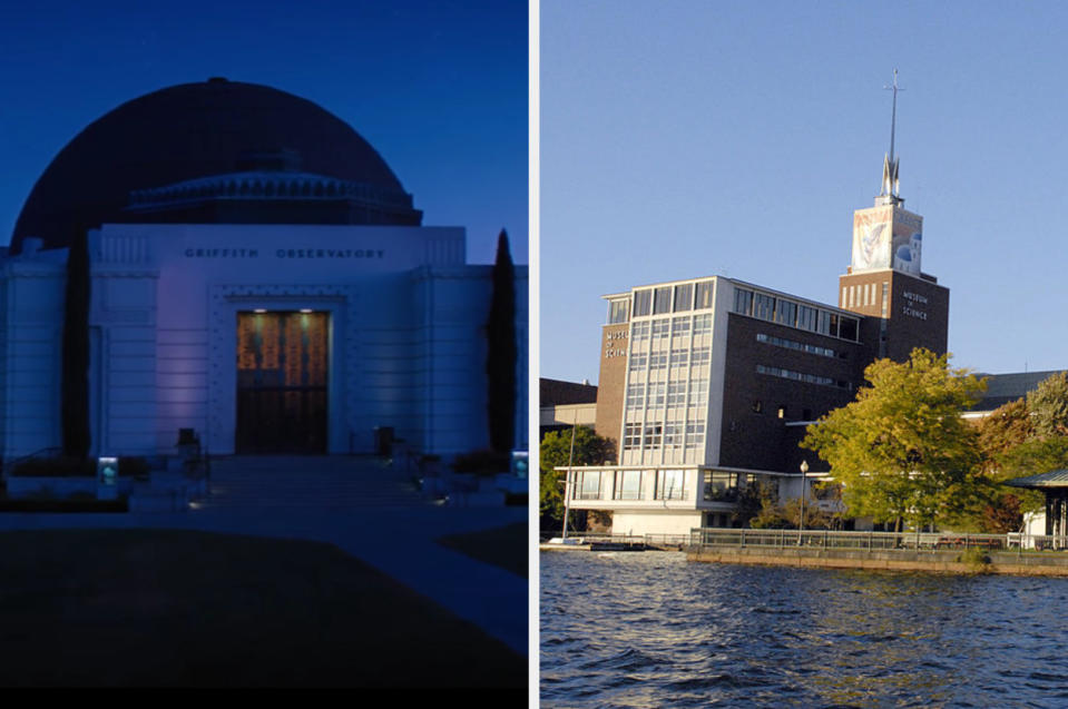 The Griffith Observatory and the Boston Museum of Science