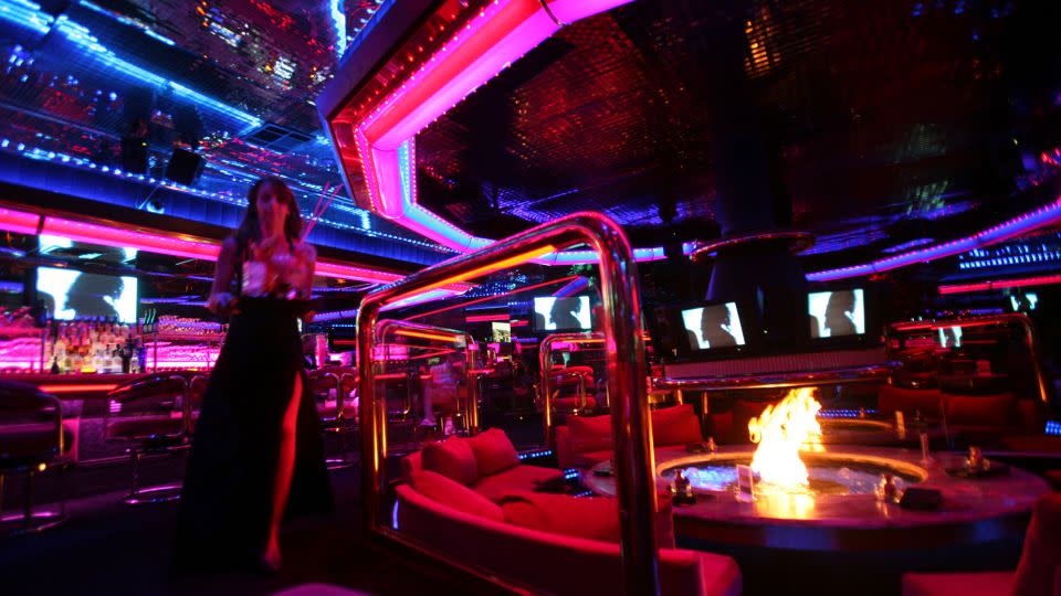 The Peppermill's lounge features sunken fire pits and a disco vibe. - Chris Welsch/Minneapolis Star Tribune/Sipa USA