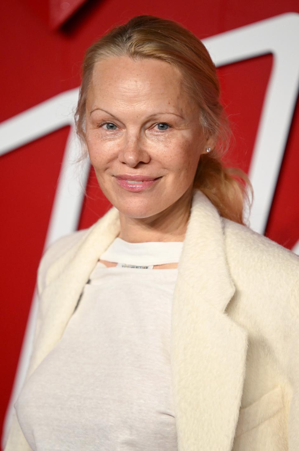 Pamela Anderson attends the Fashion Awards 2023 at the Royal Albert Hall in London on December 04, 2023.