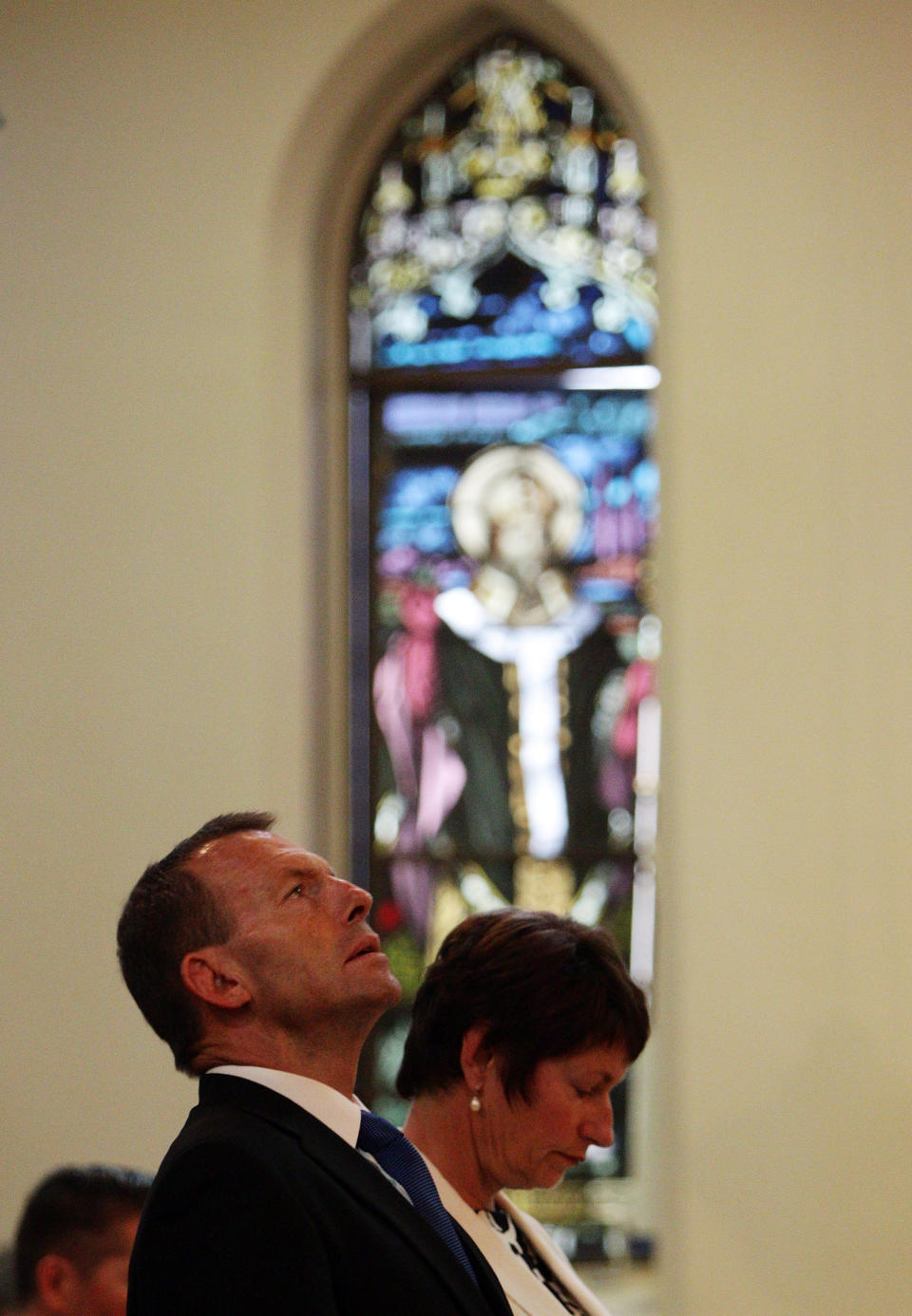 In his 20s, Tony Abbott trained to become a Catholic priest at Australia’s leading St. Patrick’s Seminary, but quit after three years. He is also a former boxer and the 56-year-old politician’s aggressive style of politics and religious past earned him the nickname <a href="http://www.theweek.co.uk/world-news/54924/who-tony-abbott-mad-monk-elected-aussie-pm#ixzz2tJZ8rtQP" target=_blank">“The Mad Monk.”</a>  <br> <br> Abbott has championed socially conservative policies and his all-male-but-one cabinet led <a href="http://www.abc.net.au/news/2013-09-16/crabb-a-ministry-of-merit-conspicuously-lacking-in-women/4960902"target="_blank">one Australian journalist to quip: </a>“It is 26 years since Tony Abbott left the seminary, but in many ways he takes it wherever he goes.” <br> <br> <em>Tony Abbott attends a chapel vigil on October 17, 2010 in Sydney, Australia. (Craig Golding/Getty Images)</em>