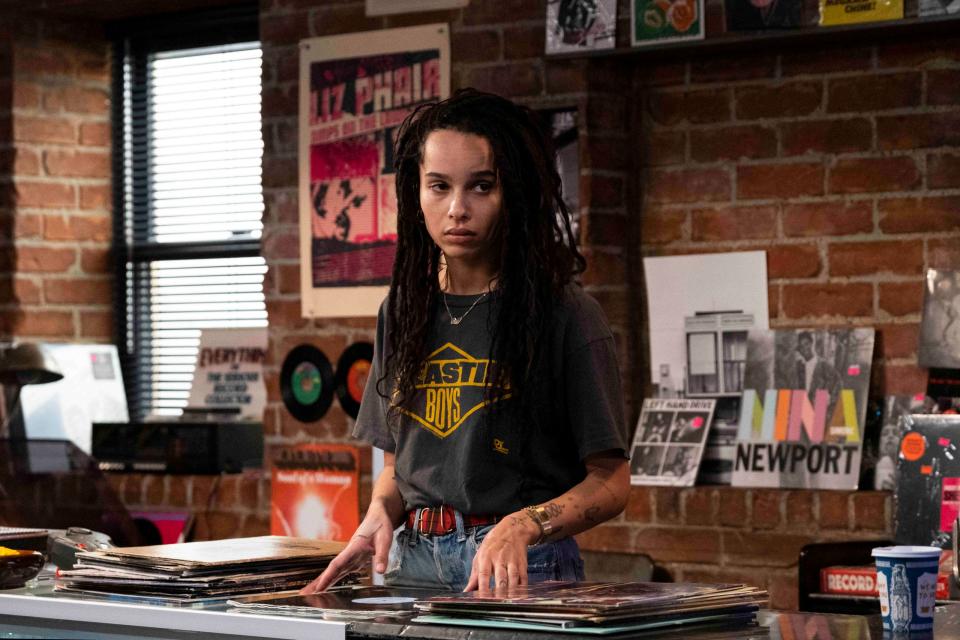 Rob (Zoë Kravitz) in "High Fidelity."