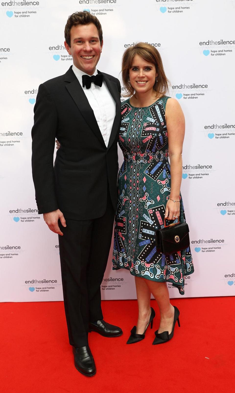 Jack Brooksbank and Princess Eugenie attend the 50th anniversary of The Beatles SGT Pepper Album at Abbey Road Studios for End The Silence and Hope&Homes for Children on 31 May 2017 (Dave Benett)