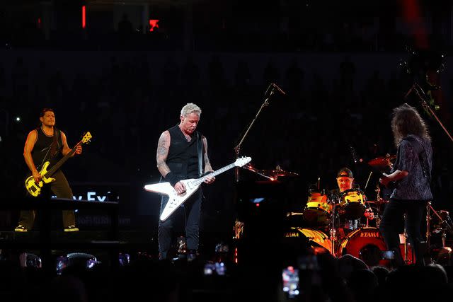 <p>Monica Schipper/Getty</p> Metallica