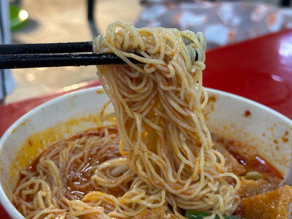 Pudu Pasar Wanton Mee - The noodles