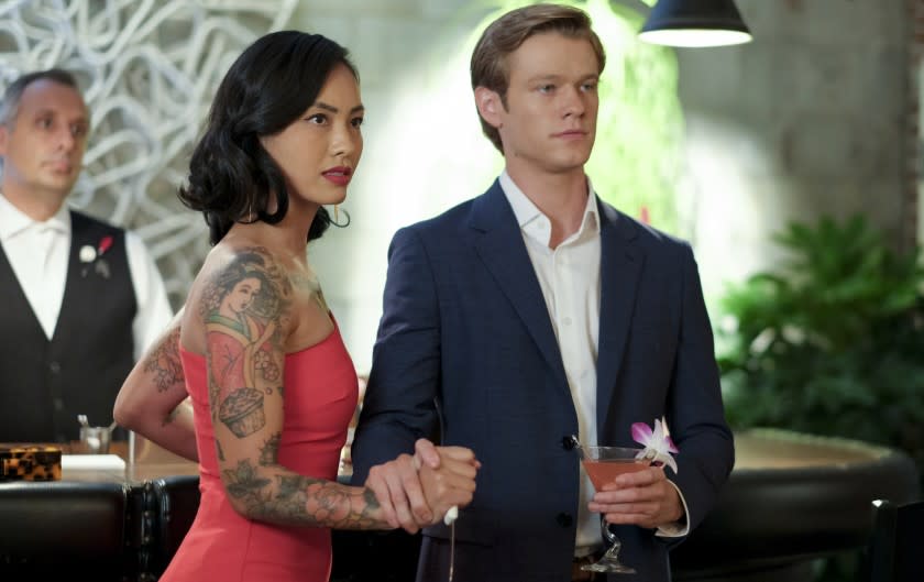 Levy Tran and Lucas Till in "MacGyver" on CBS.