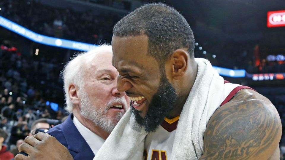 Gregg Popovich and LeBron James have a great deal of respect for one another.