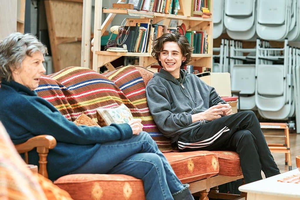 4000 Miles starring Eileen Atkins and Chalamet.  (Manuel Harlan)