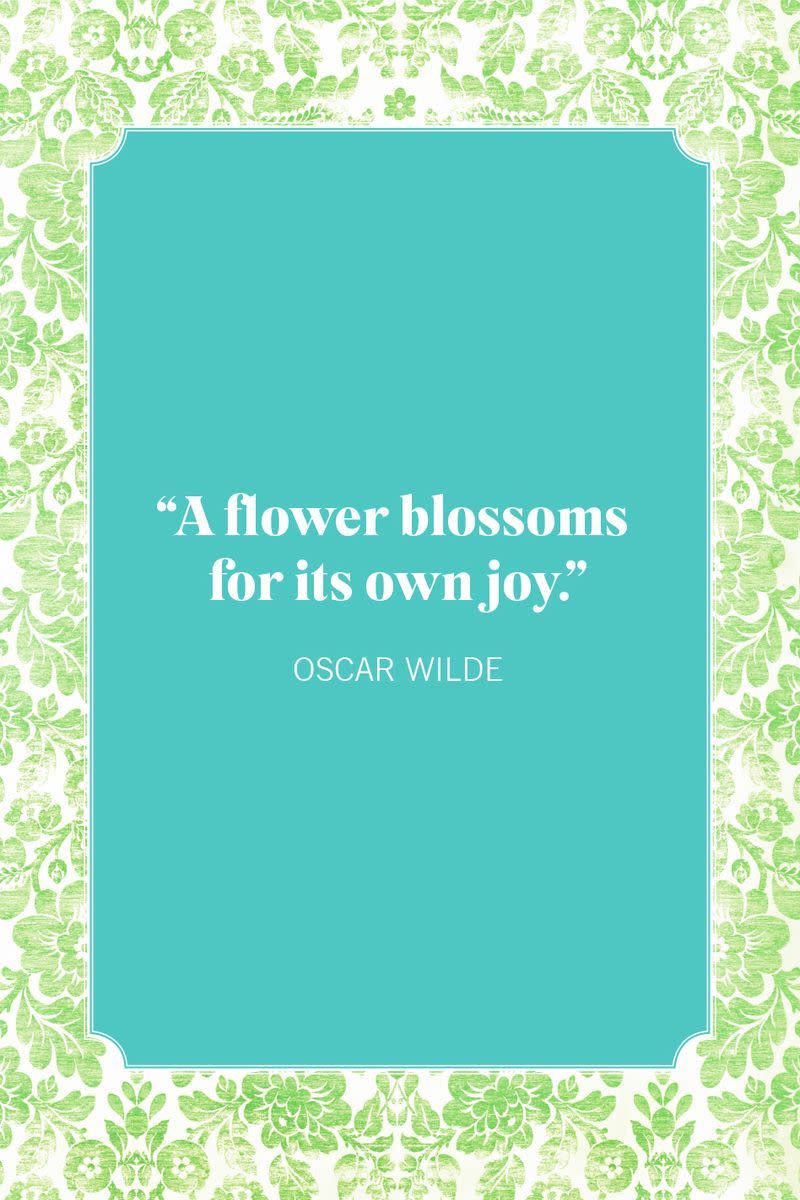 flower quotes oscar wilde