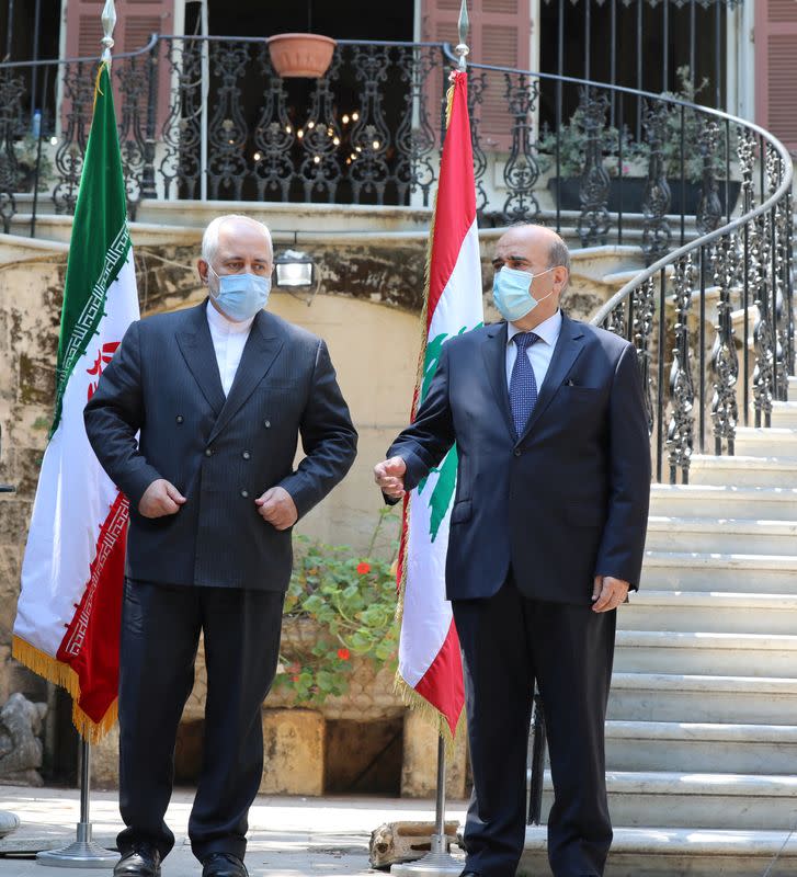 Iran's Foreign Minister Mohammad Javad Zarif visits Lebanon